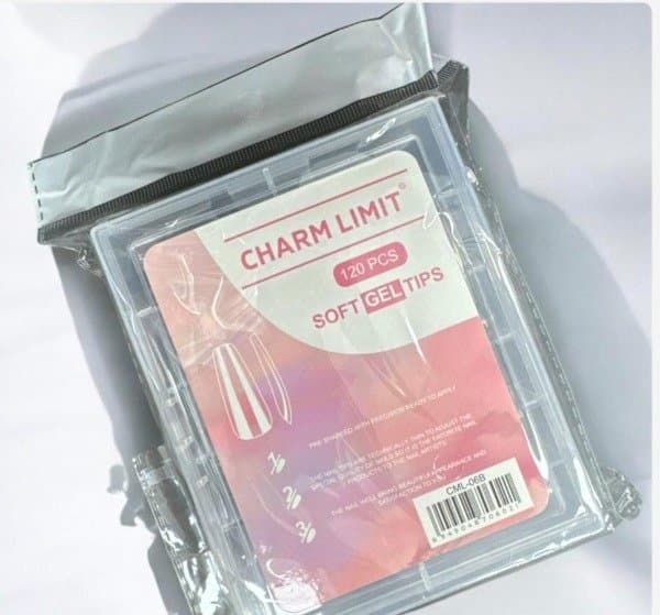 Tips coffin CRISTAL 120pcs Charm limit