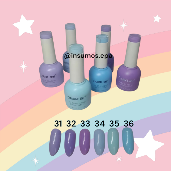 Esmaltes charm limit (elegir colores o serie 5)