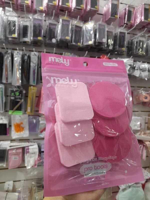 Esponjitas Mely x6 ROSAS