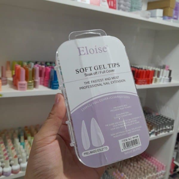Tips Eloíse 120pcs prelimados stiletto