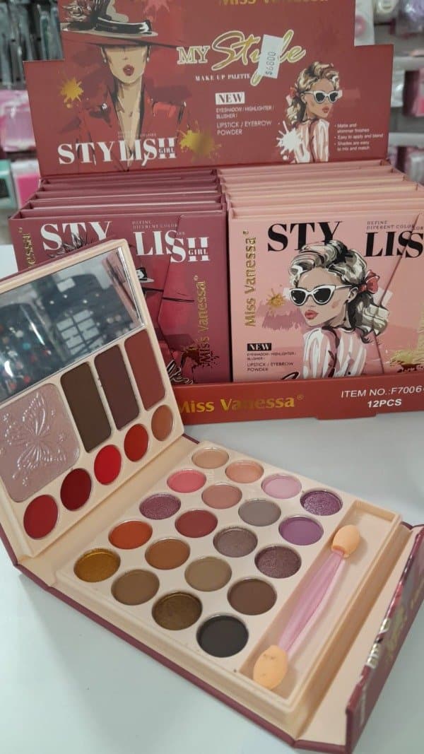 Paleta de sombras Miss Vanessa 01
