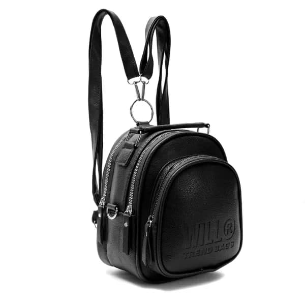 Mochila Will doble función color negro