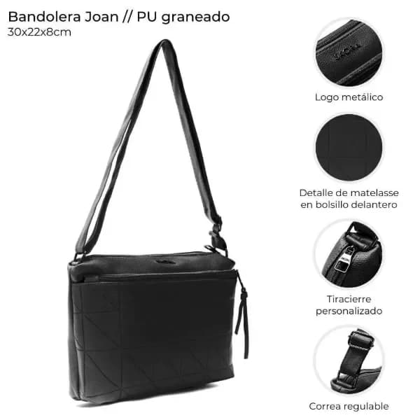 Bandolera Joan - 2 cierres - 39257