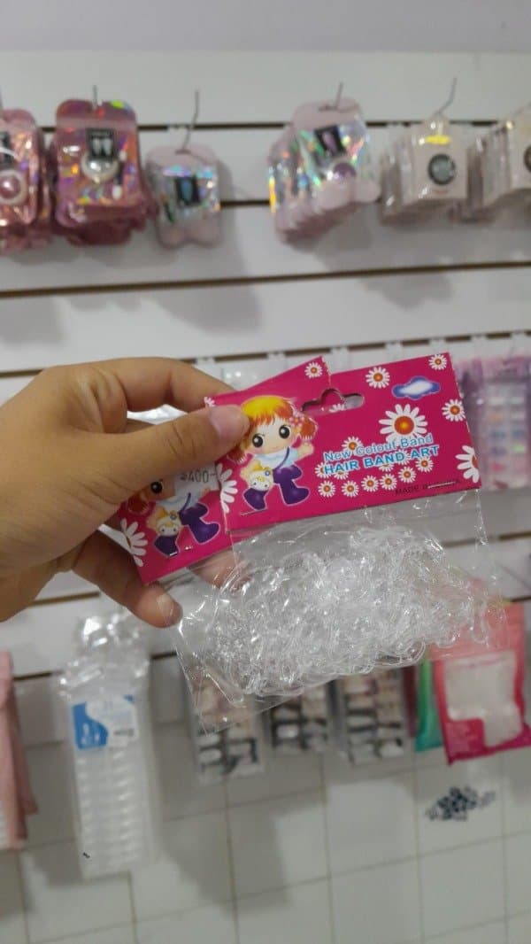 Gomitas transparentes