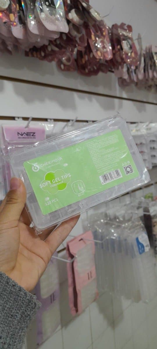 Tips cuadrados cortos pre limados Cherimoya 120pcs