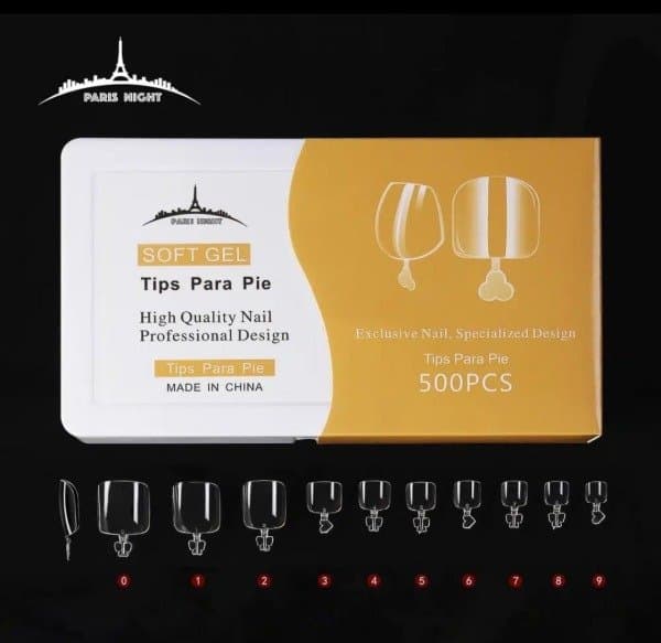 Tips para pies 500pcs
