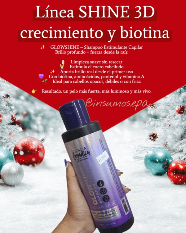 Shampo estimulante capilar GlowShine