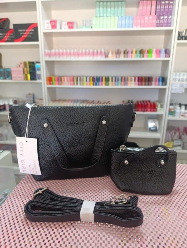 Cartera city girl YF-F25607 mini negras