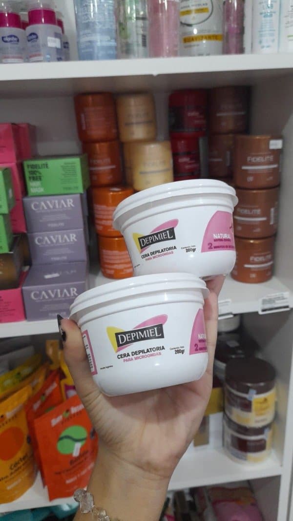 Cera depilatoria para microondas 200g Natural