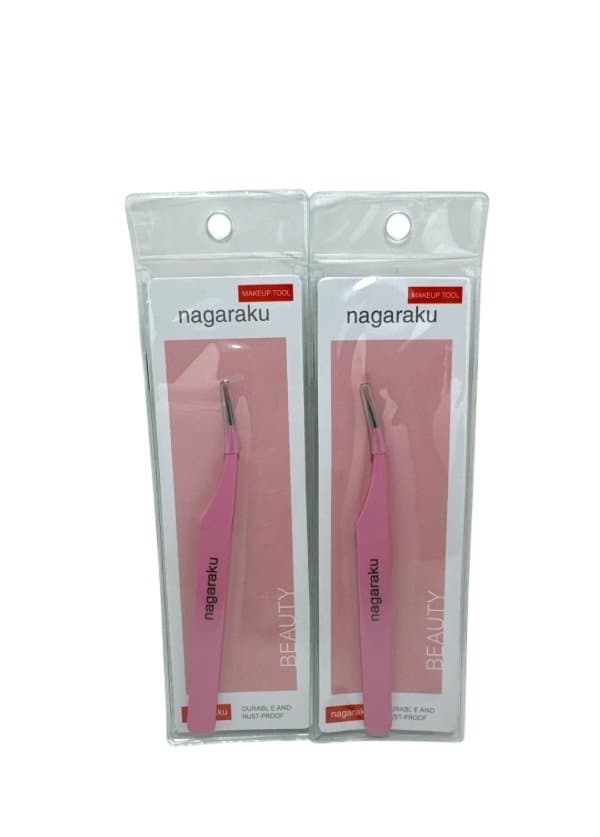 Pinza delfín curva Nagaraku rosa