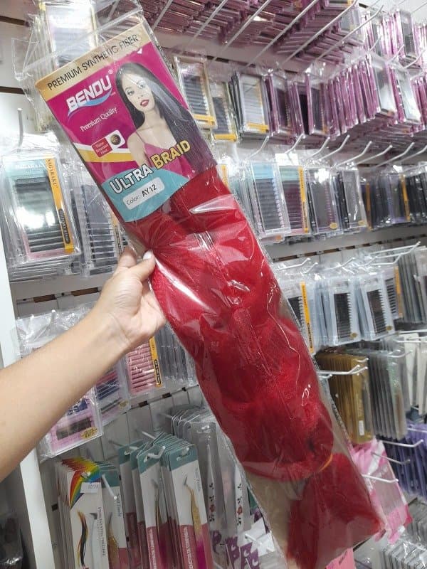 Pelo kanekalon AY12 rojo