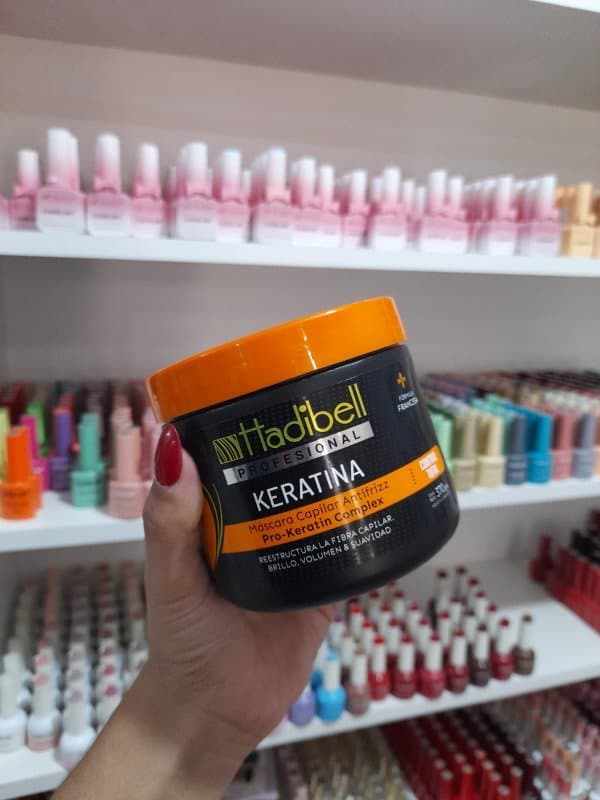Máscara capilar antifrizz con KERATINA HADIBELL