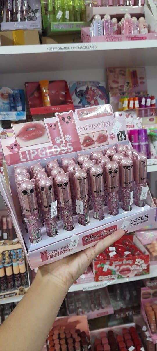 Gloss Miss Betty gatito con brillos