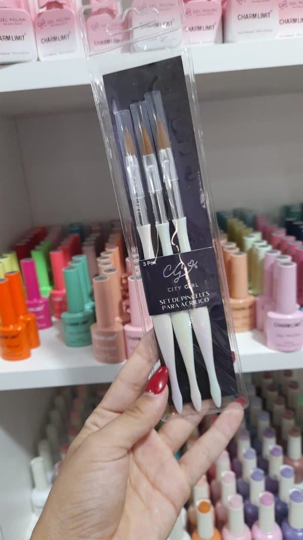 Set de pinceles para acrílico CITY GIRL