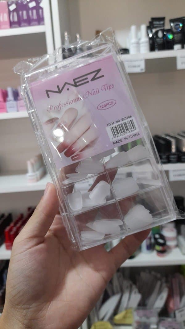 Tips cuadrados cortos NAEZ 120PCS