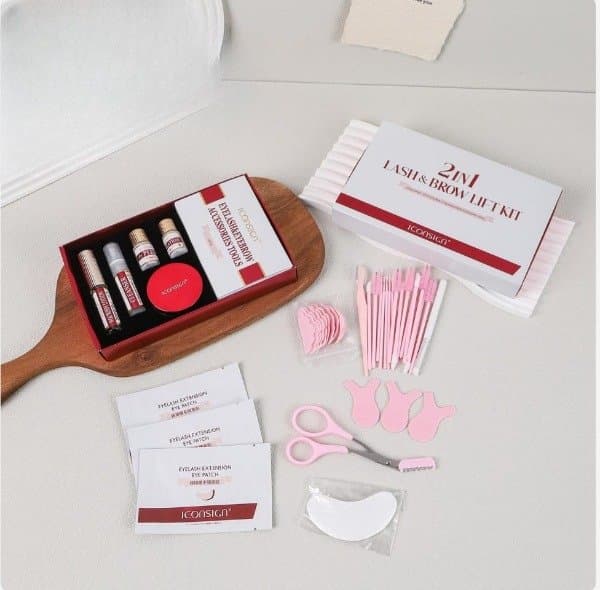 Kit de lifting para cejas  y pestañas 2 en 1 ICONSIGN
