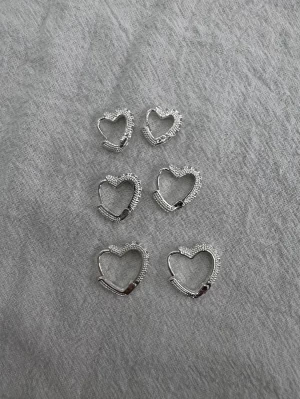 631C argolla corazón EL PAR