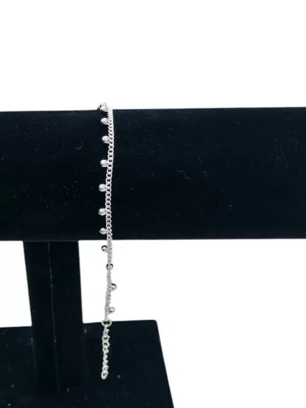 Pulsera pelotita acero blanco