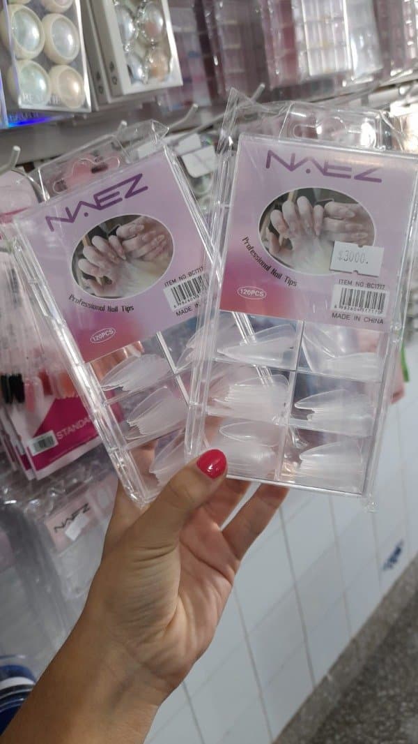 Tips stilleto regular 120pcs NAEZ