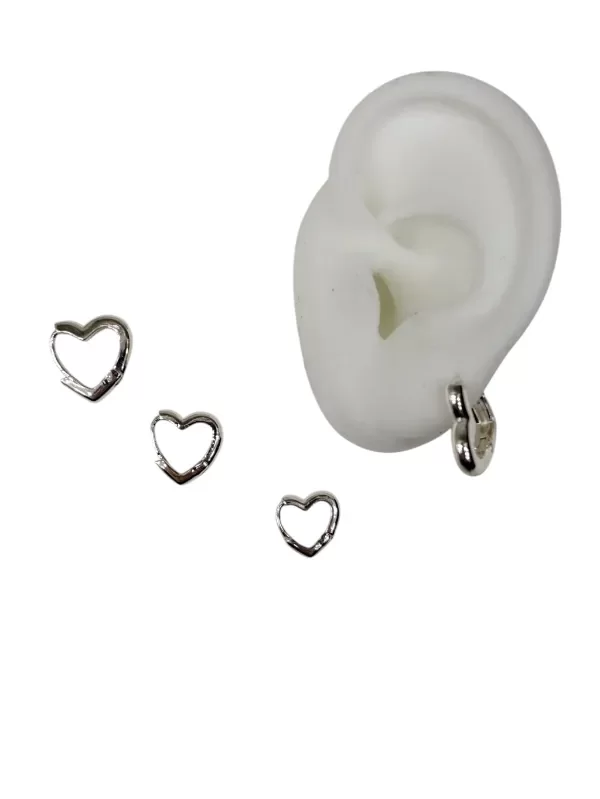 Aros 429-c argollas de corazón