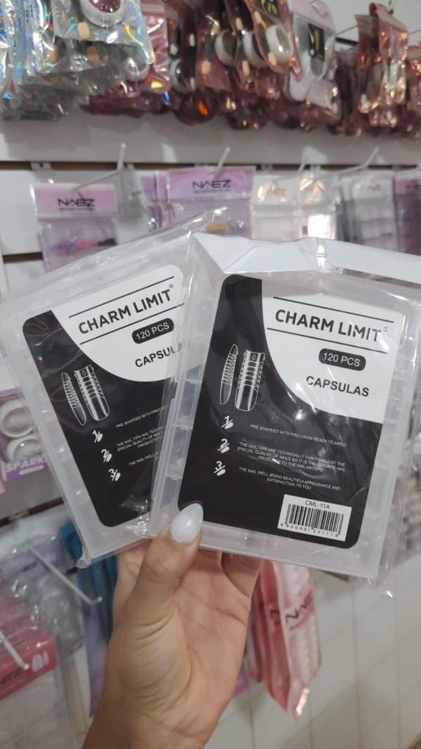 Tips dual 120pcs Charm limit cuadradas