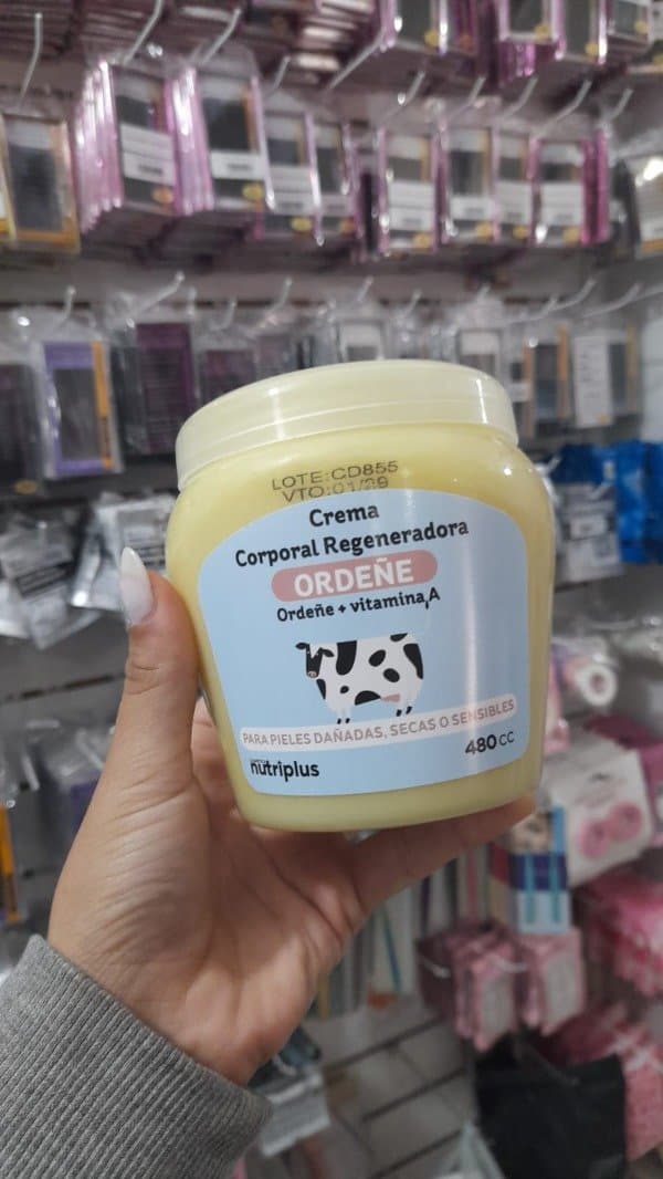 Crema corporal Regenadora Ordeñe NUTRIPLIS
