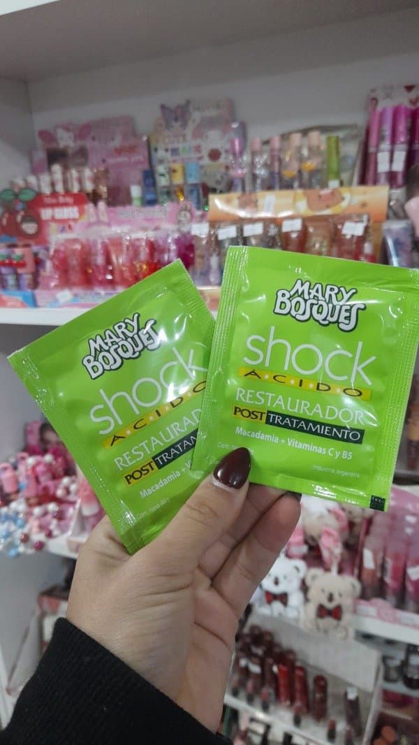 Shock ácido Restaurador con enjuague 20g MARY BOSQUES