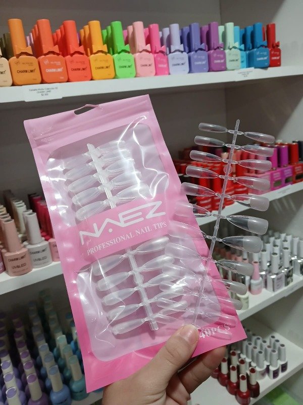 Tips stilleto regular pre limados 240pcs