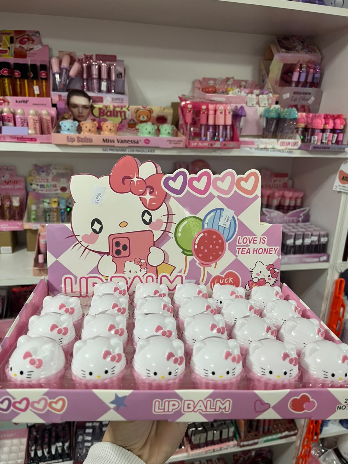 Bálsamo labial hidratante Kitty
