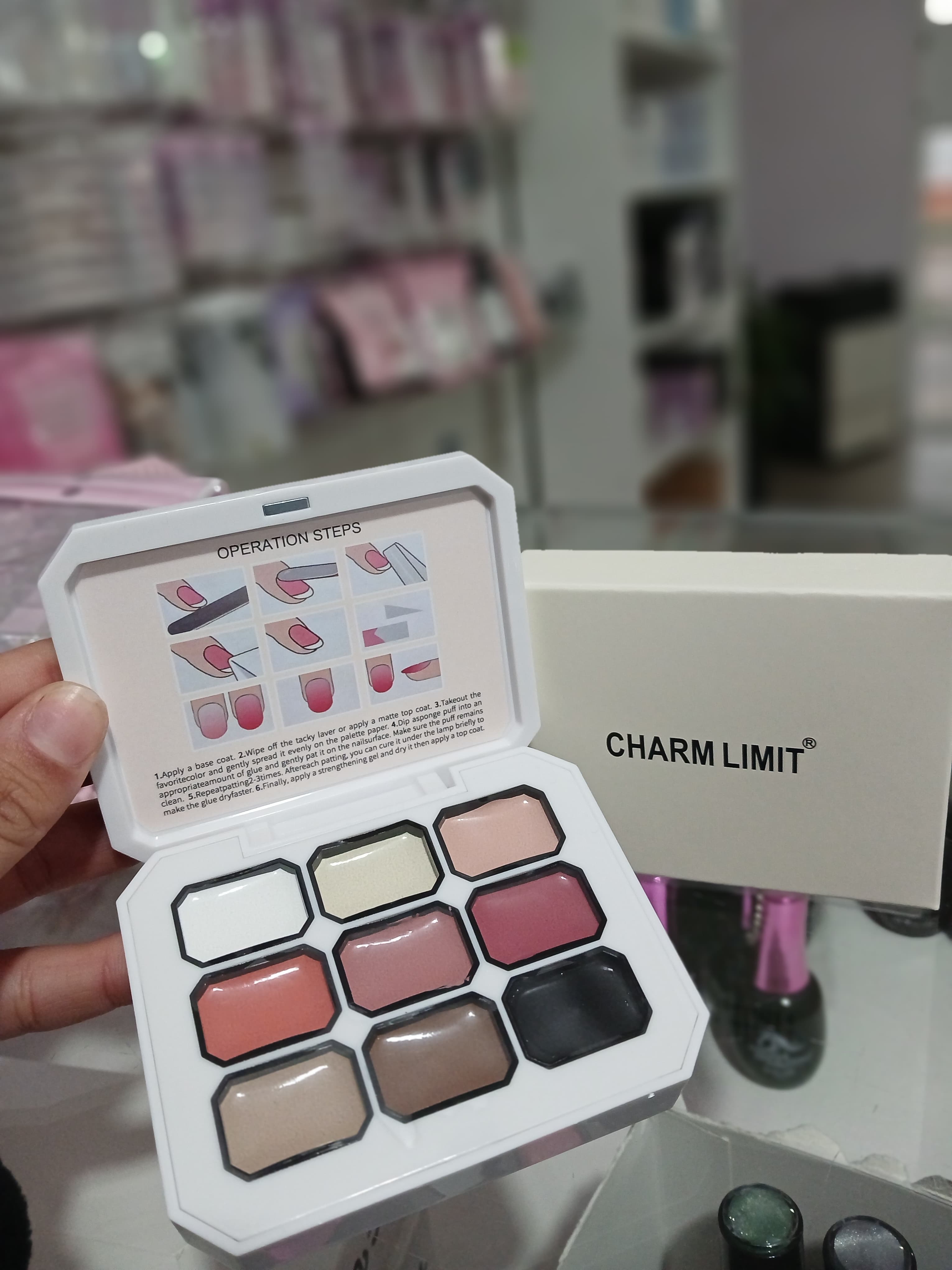 Paleta de gel paint seis tonos 02 CHARM LIMIT 
