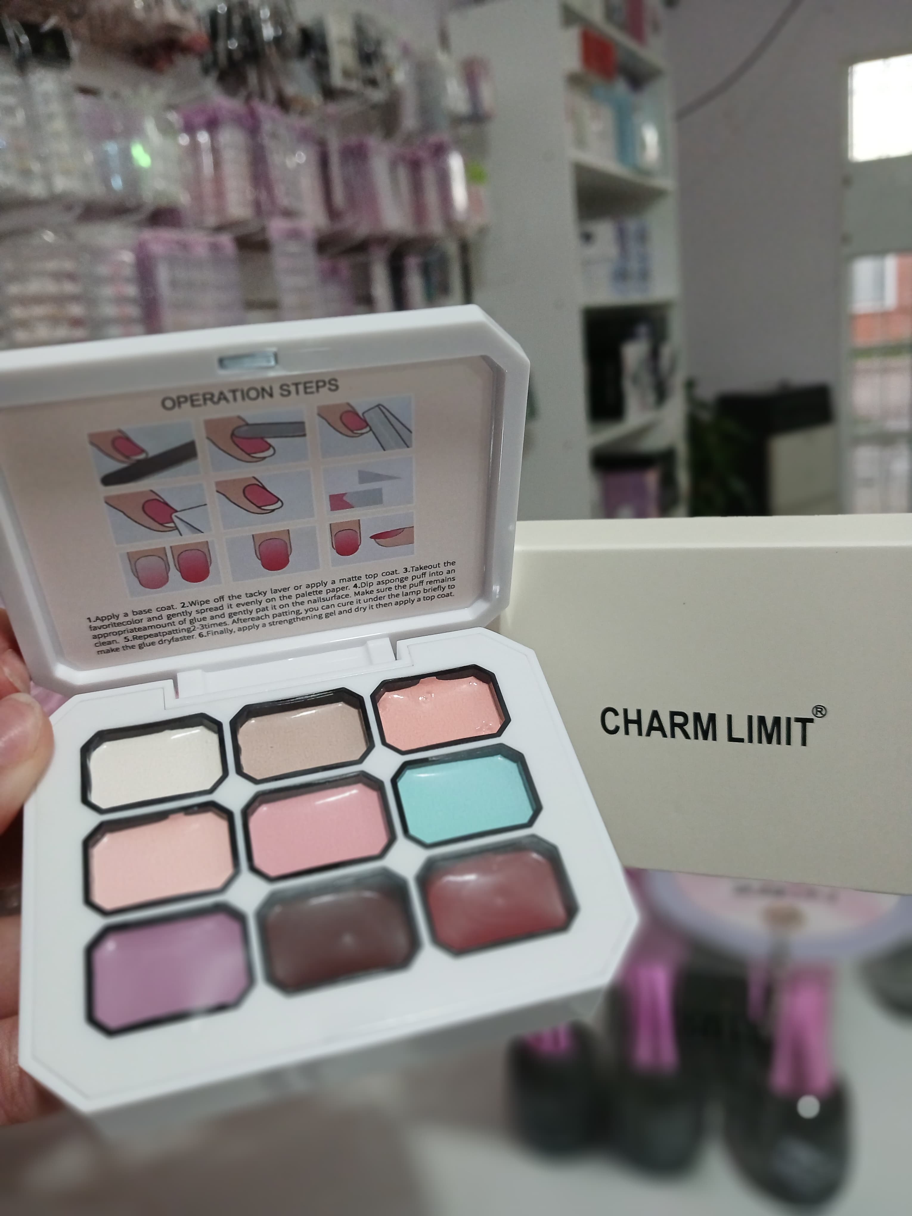 Paleta de gel paint seis tonos 03 CHARM LIMIT 