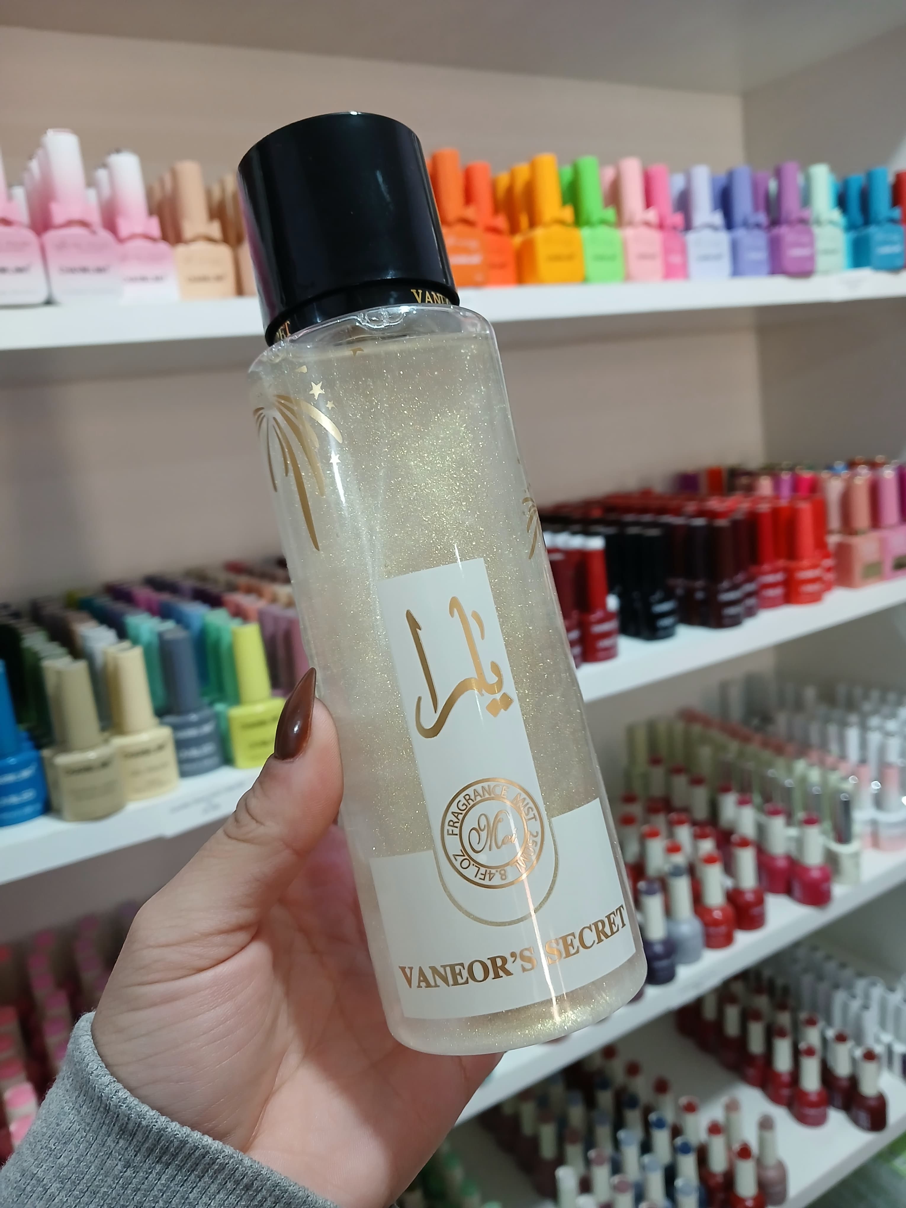 Perfume con brillo Veneor's secret Negro 
