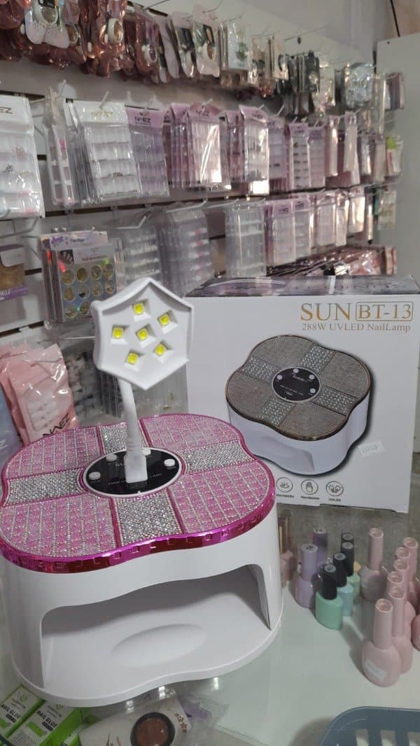 Cabina Sun BT13 288w 45 Leds. Lámpara pre curado. Botonera.
