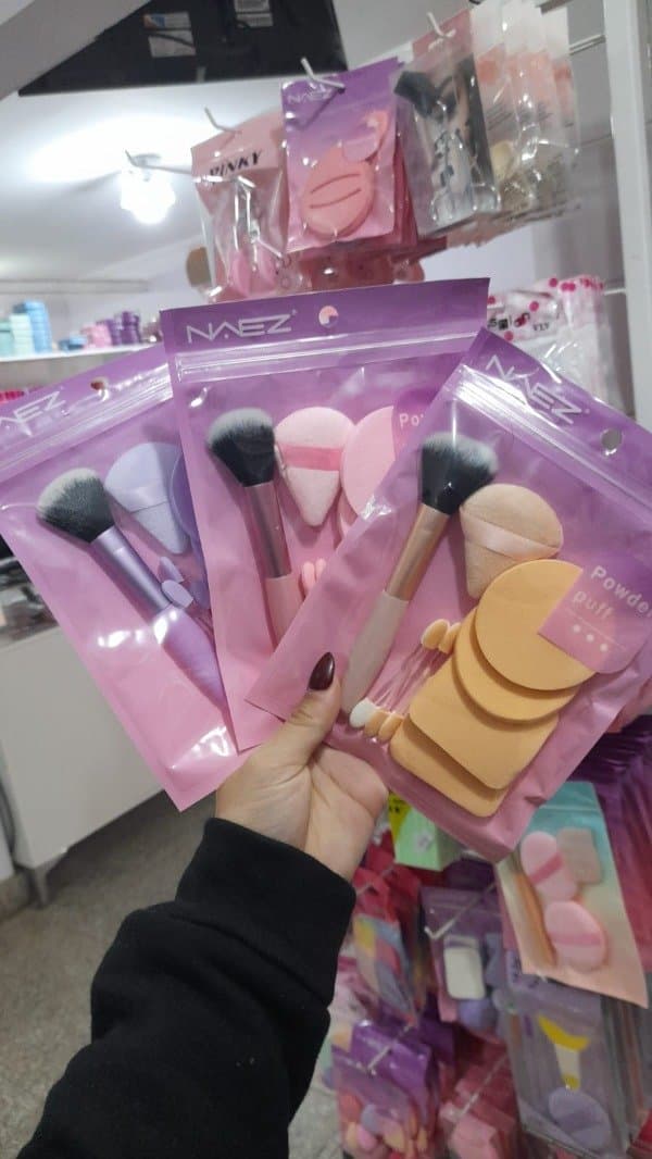 Kit de esponjas con brocha con esponjas NAEZ